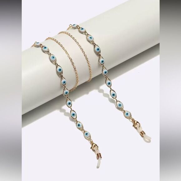evil eye glasses Chain A1538 - Picture 1 of 4